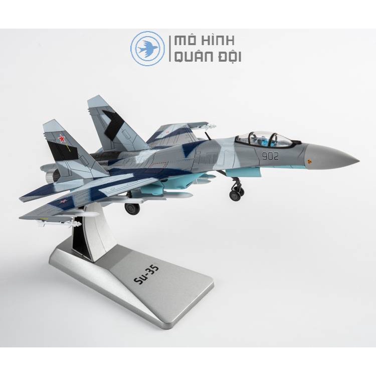 Mô hình máy bay Su-35 nhỏ Hợp kim Dài 15cm