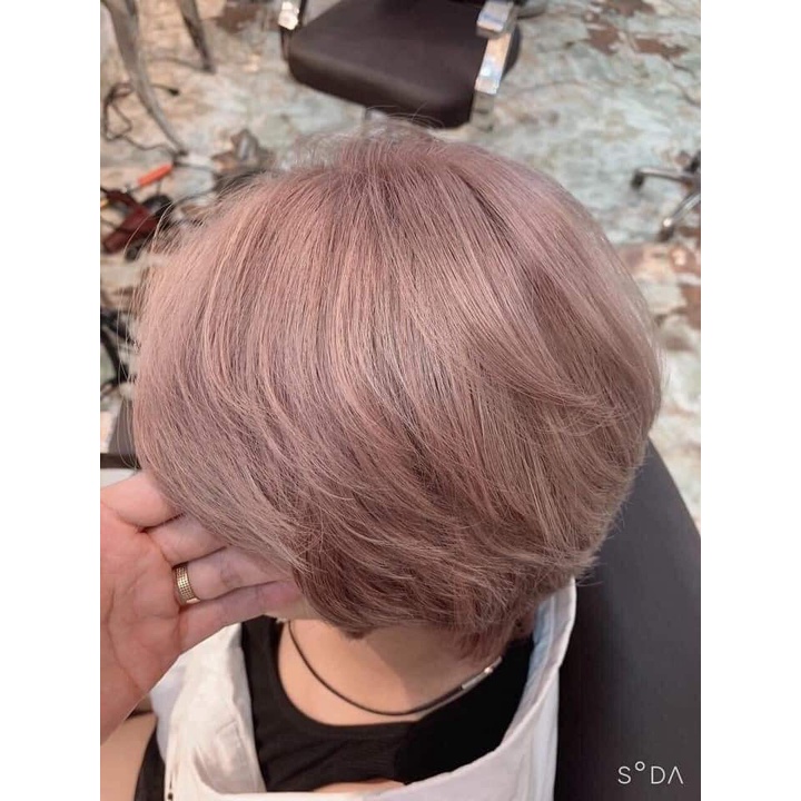 Màu nhuộm hồng trà sữa