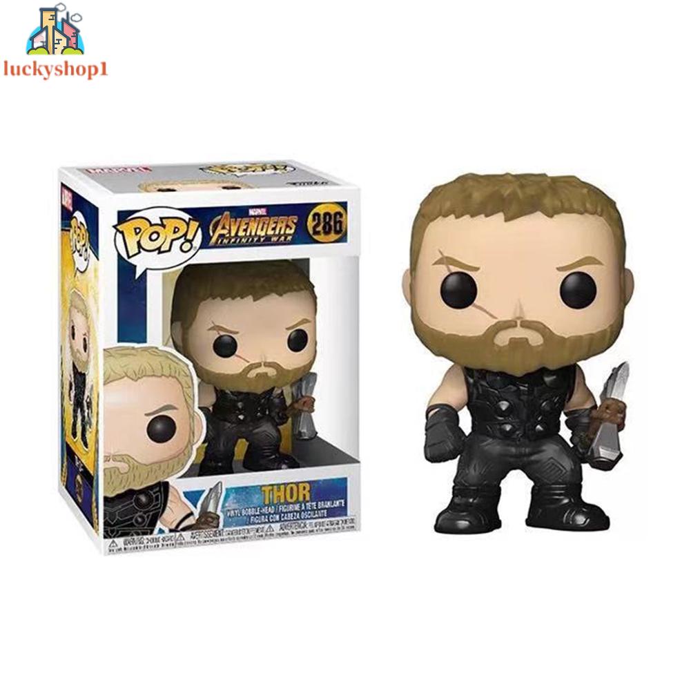 HOT S A L E Funko Pop Avengers Age Of Black Panther Hulk Thor Iron Man Vinyl Action Figure DADR