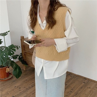 Gile len mỏng ELISA kiểu basic form dáng rộng ulzzang màu xanh,vàng cổ chữ V hàn quốc