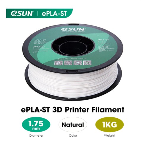 Nhựa in 3D ESU PLA-ST - ePLA-ST - Màu trắng