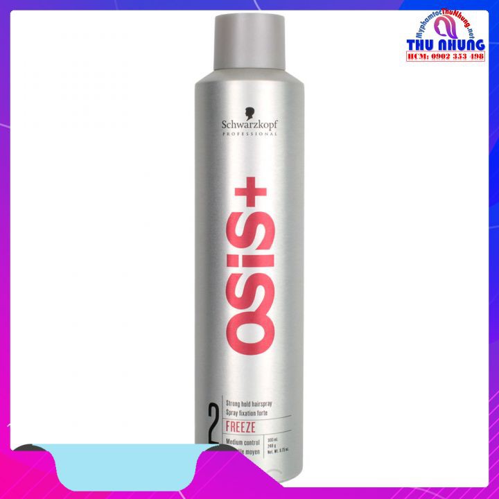 Keo xịt tóc Osis Freeze 2 Schwarzkopf Giữ nếp cứng vừa (ĐỨC)