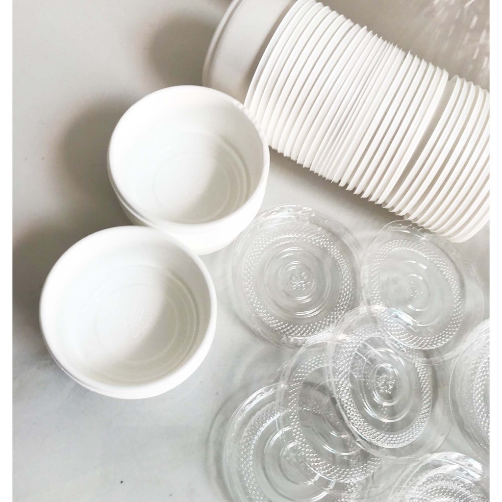 Combo 2 cây Hộp nhựa đựng nước sốt, nước chấm ăn kèm thực phẩm mang đi (50 cái/ cây) | BigBuy360 - bigbuy360.vn