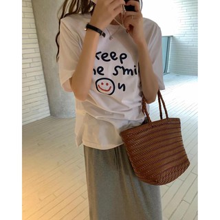 ÁO PHÔNG NỮ CỘC TAY AP317-AP KEEP SMILE