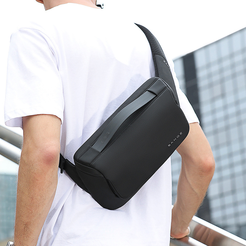 Bange Men's Chest Bag Waterproof Waist Bag Messenger Portable Bag | BigBuy360 - bigbuy360.vn