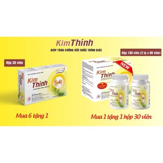 Kim Thính - Giúp tăng cường thính lực, cải thiện ù tai ve kêu mua 6 hộp tặng 1 hộp cùng loại