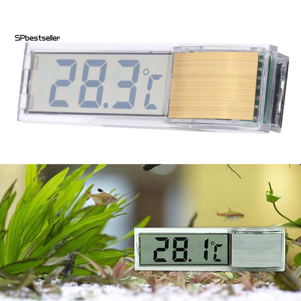 Nhiệt Kế Điện Tử Màn Hình Lcd 3d Cho Bể Cá