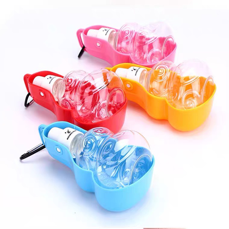 [HÈ 2022] Bình nước du lịch cho chó mèo di động 300ml cao cấp