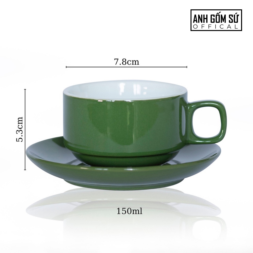 Cốc sứ, Ly sứ vân đá Bát Tràng cao cấp - ly cà phê dung tích 150ml, nhiều mẫu đẹp