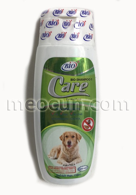 Sữa tắm trị ve và siêu mượt cho chó mèo bio care và bio lovely 150ml và 500ml