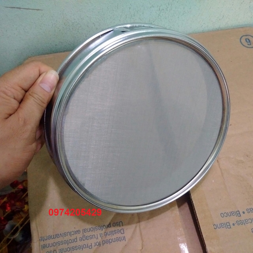 Sàng rây - Sàng rây bột đường kính 20cm kích thước lỗ 0.3mm -> 2.5mm