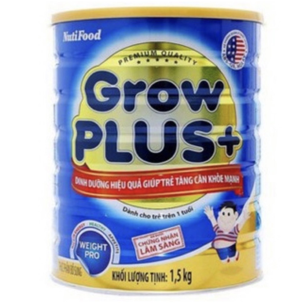 Sữa Bột Nutifood Grow Plus Xanh 1.5kg