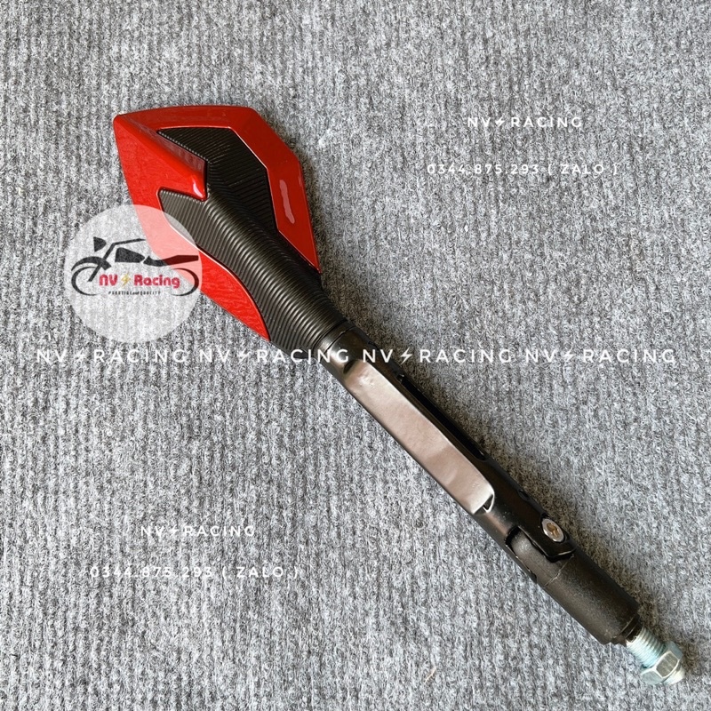 Kính chiếu hậu 5 cạnh Highlight chân 10ly thuận