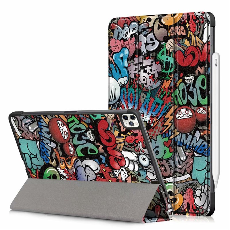 Bao Da Nắp Gập In Hình Hoạt Hình Cho Apple Ipad Pro 11-inch 2020