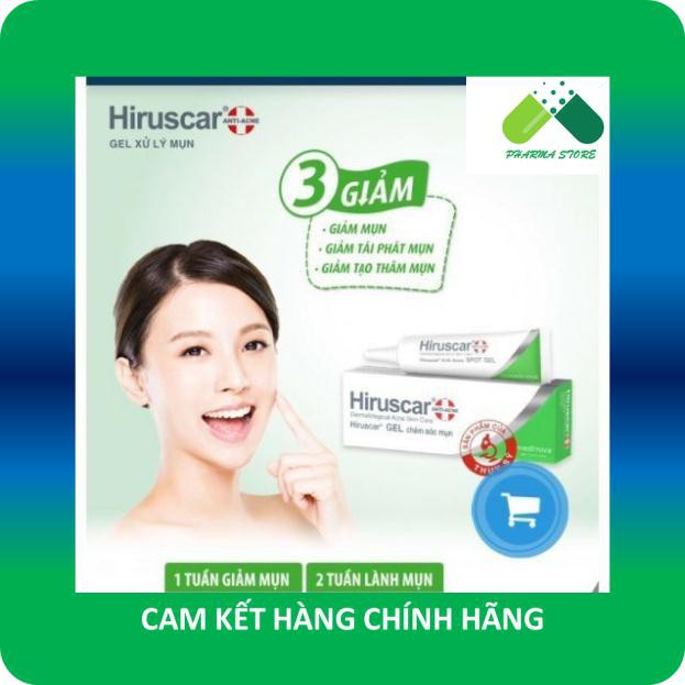 !!! Gel bôi mụn Hiruscar Anti Acne Spot Gel 10g [anti acnes, Hirusca]