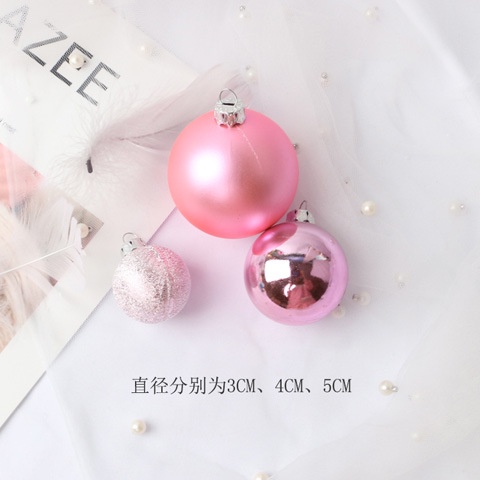 Set 20 Quả Bóng Trong Suốt Ma Thuật Trang Trí Bánh Kem / Tiệc Giáng Sinh / Năm Mới