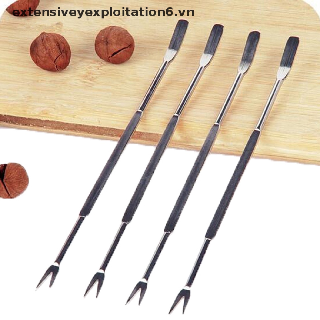 Set 4 Dụng Cụ Ăn Hải Sản Bằng Thép Không Gỉ E6VN / 4 Cái