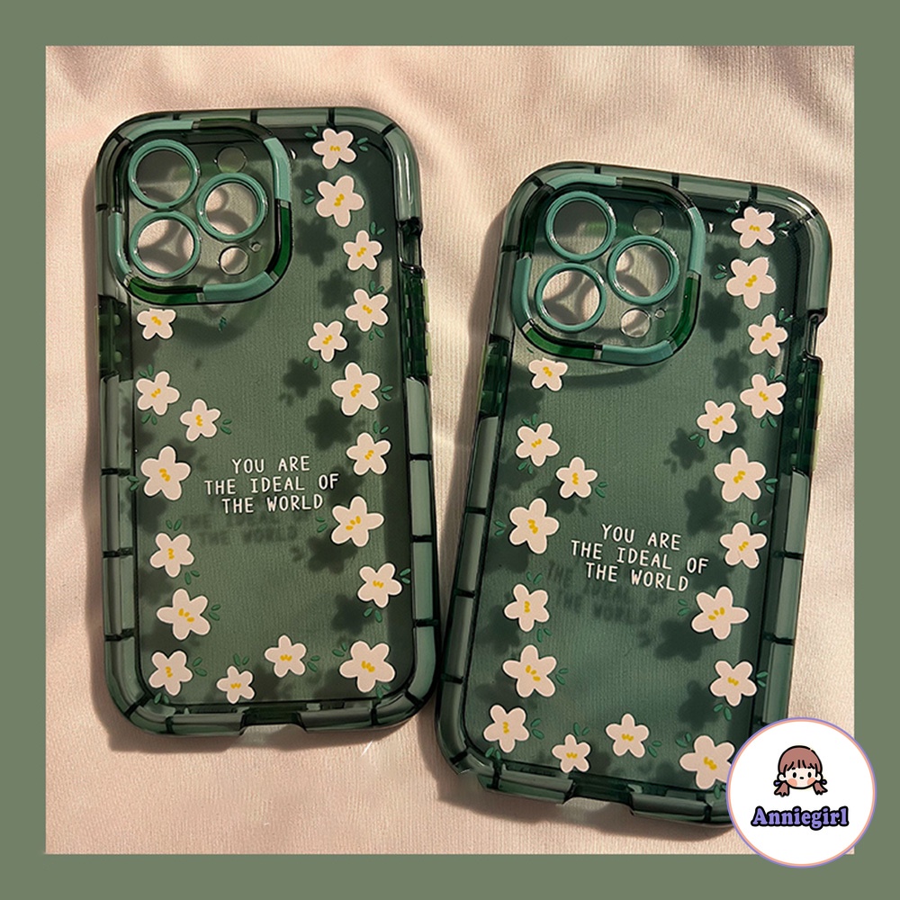 Ốp Điện Thoại TPU Mềm Trong Suốt Chống Sốc Chống Mồ Hôi In Họa Tiết Hoa Cúc Dạ Quang Cho IPhone 13 12 11 Pro Max