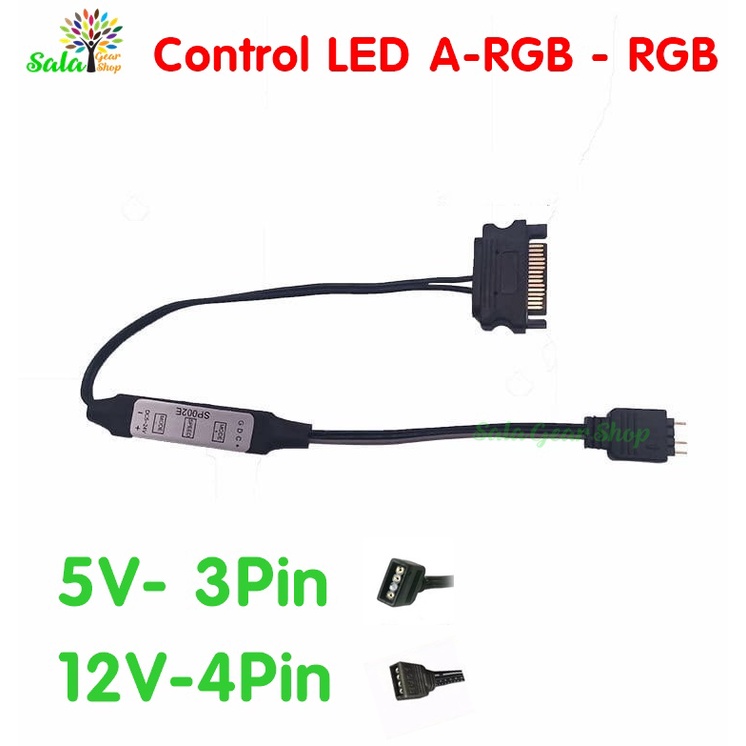 Control LED  ARGB 5v - RGB 12v thủ công (Không remote) | Sala Gear Shop