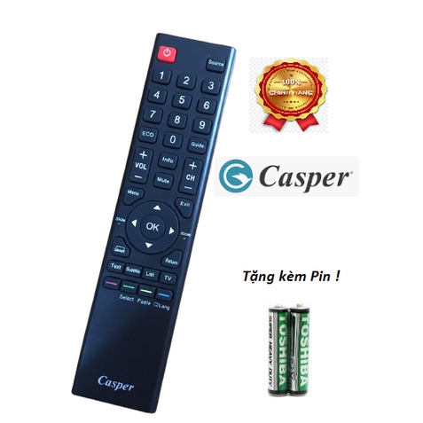 Điều khiển tivi casper,remote điều khiển tivi casper