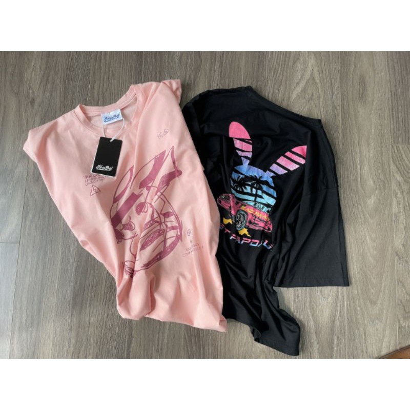 Áo thun tay ngắn Heybig,áo phông unisex nữ cotton 4 chiều oversize form rộng