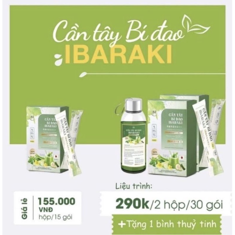 {HOT....HOT} BỘT CẦN TÂY BÍ ĐAO IBARAKI (MUA 2 TẶNG 2)