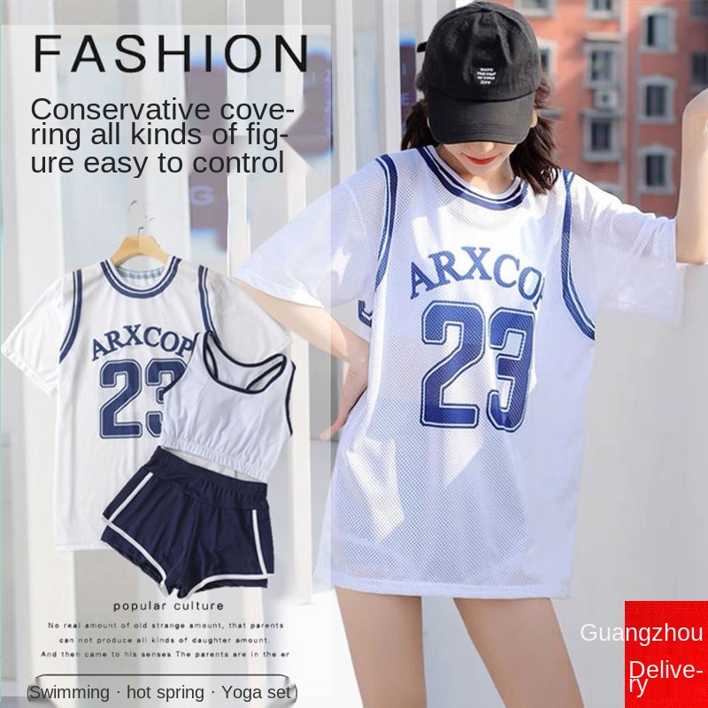 Bộ Đồ Bơi Ba Mảnh Chống Nắng Phong Cách Thể Thao Hàng Mới Dành Cho Nữ 2021 | BigBuy360 - bigbuy360.vn