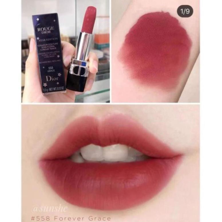 MBB Son Dior Star Edition 558 phiên bản limited 2021 ___ Hồng đỏ đất NNTB