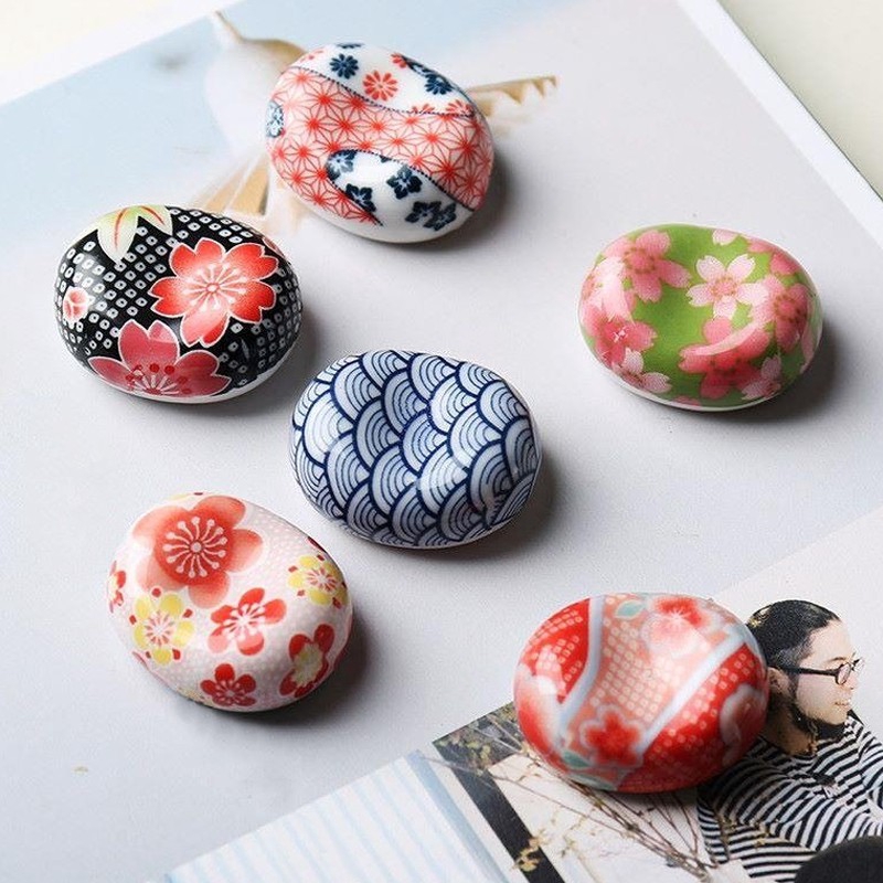 Set 6 giá gác đũa SWEEJAR bằng gốm phong cách Nhật Bản thời trang tiện lợi