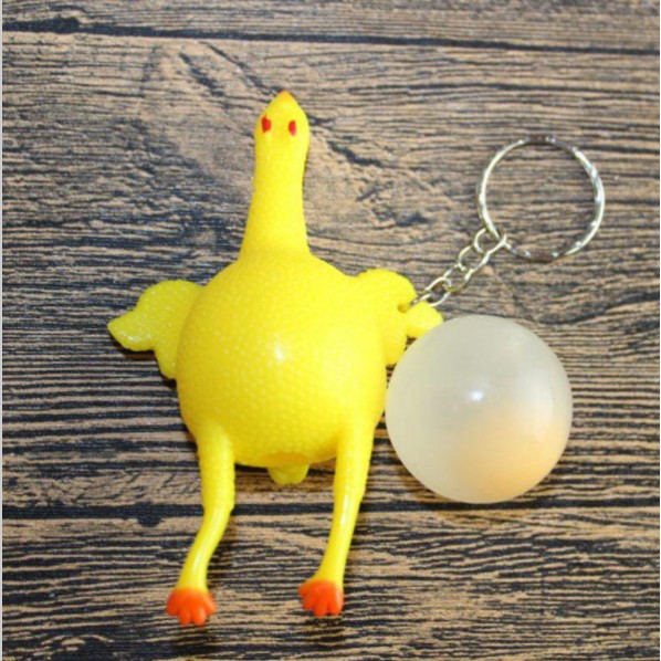 Móc khóa gà đẻ trứng