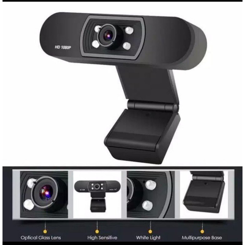 Webcam HD 1080p toàn bộ USB dùng cho Laptop h800 | BigBuy360 - bigbuy360.vn