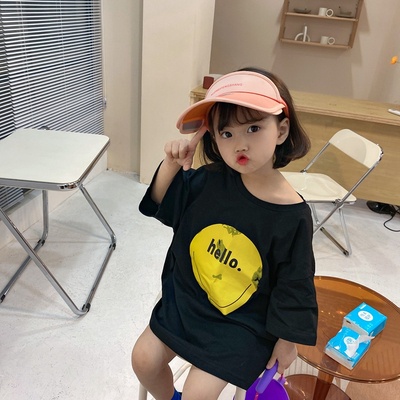 Mũ lưỡi trai hở chóp chống nắng họa tiết hoạt hình phong cách đáng yêu cho bé