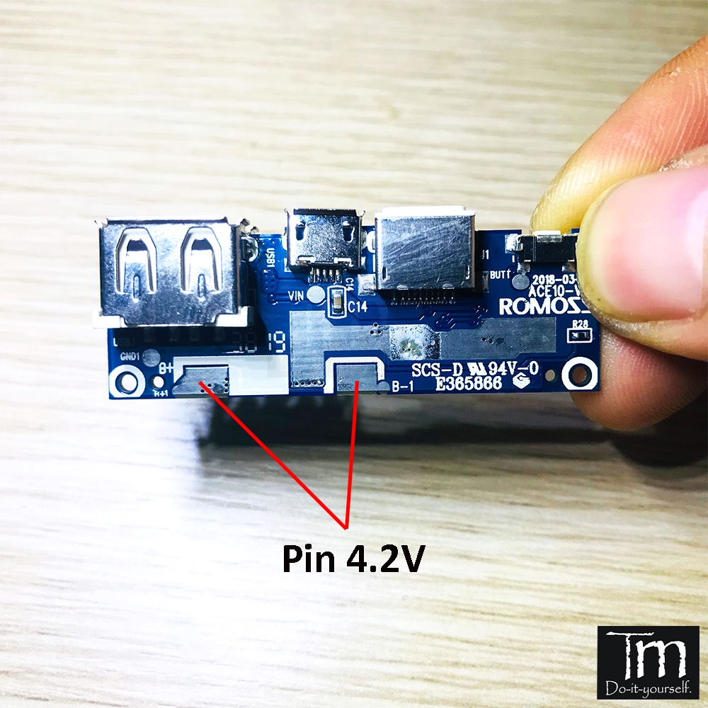 Mạch Sạc Dự Phòng 10W Tháo máy