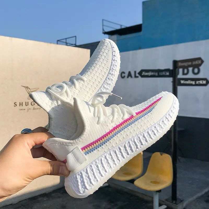 [Mã FAGREEN245 giảm tới 30K đơn 99K] Giầy thể thao nữ 👟freeship👟 giày Yz trắng đổi màu full box chuẩn QC loại 1 | BigBuy360 - bigbuy360.vn