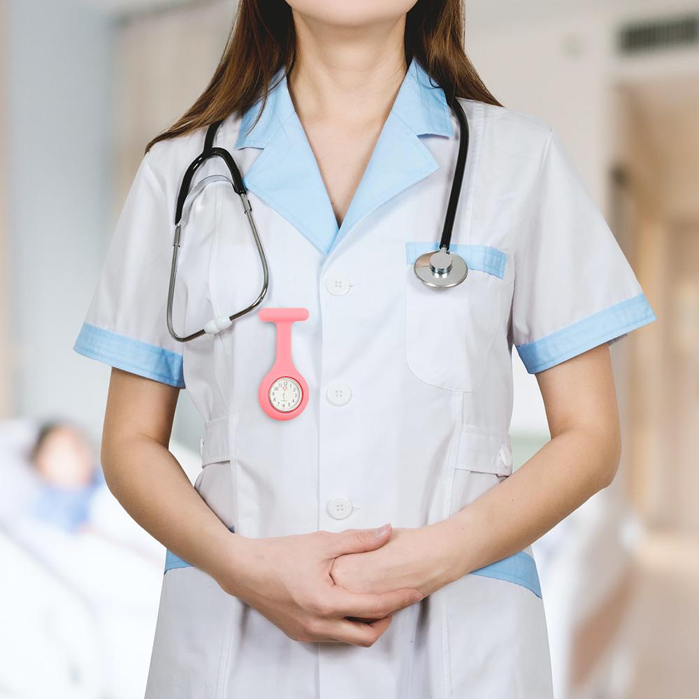 Upstopvn Đồng Hồ Y Tá Đeo Tay Bằng Silicone Nhiều Màu Sắc