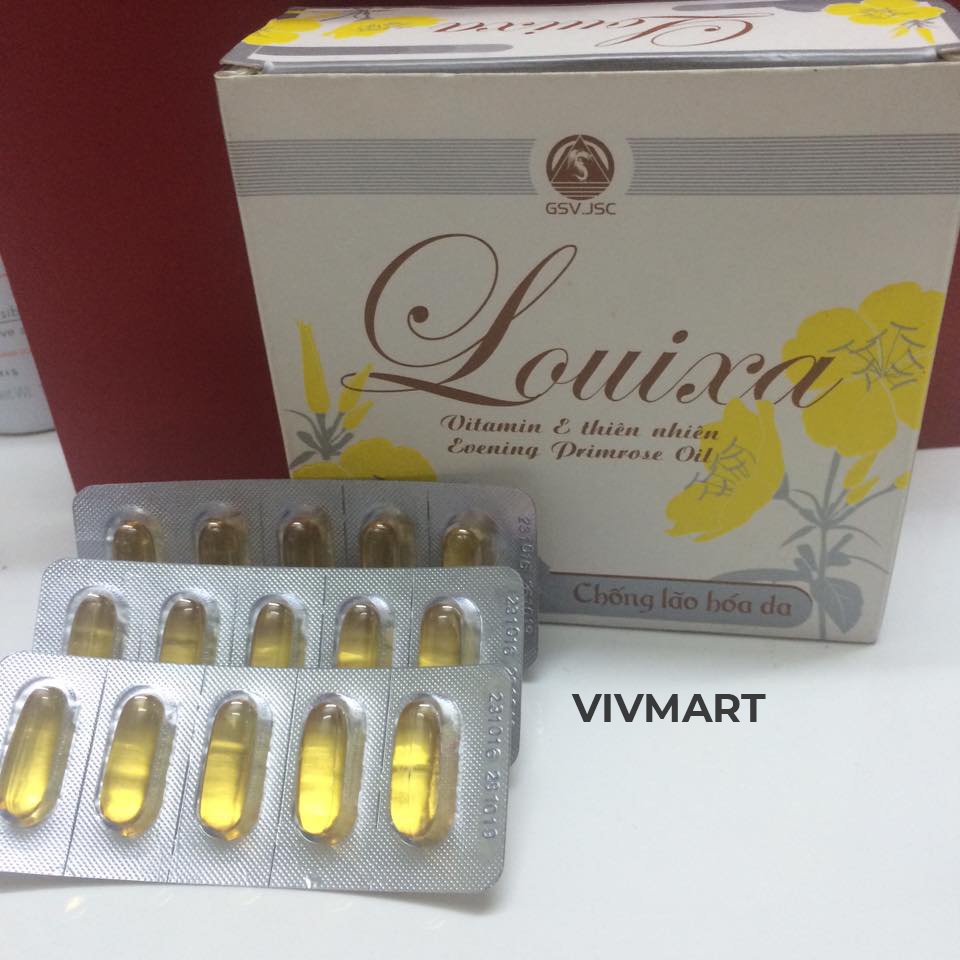 ✅ VITAMIN E LOUIXA - VIÊN UỐNG CHỐNG LÃO HÓA, ĐIỀU HÒA NỘI TIẾT, ĐẸP DA, ĐẸP TÓC