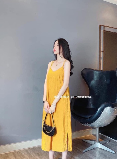 Đầm maxi 4 dây hot trend | BigBuy360 - bigbuy360.vn