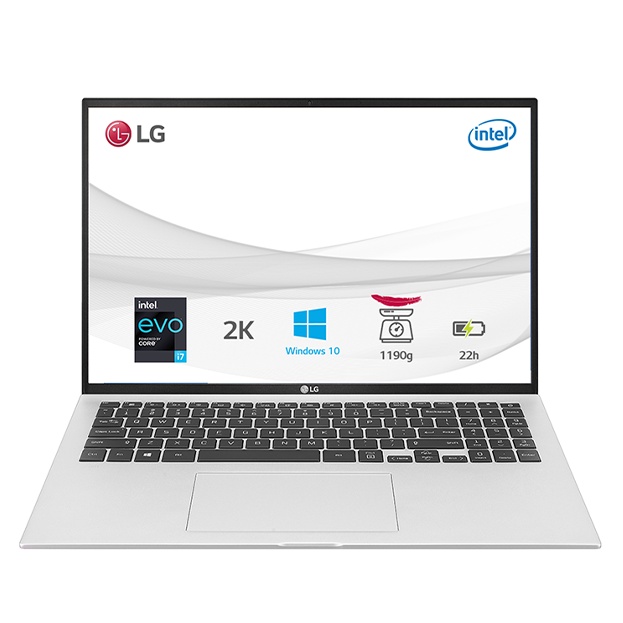 Laptop LG Gram 2021 16Z90P-G.AH73A5 i7-1165G7 | 16GB | 256GB | 16' WQXGA | Win 10