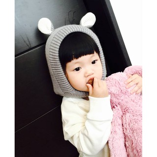 Mũ len lót nỉ ấm áp cho bé