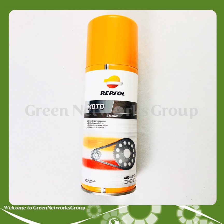 Chai xịt dưỡng sên Repsol 400ml Greennetworks