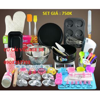 Set dụng cụ làm bánh đặc biệt - hàng order 7 ngày