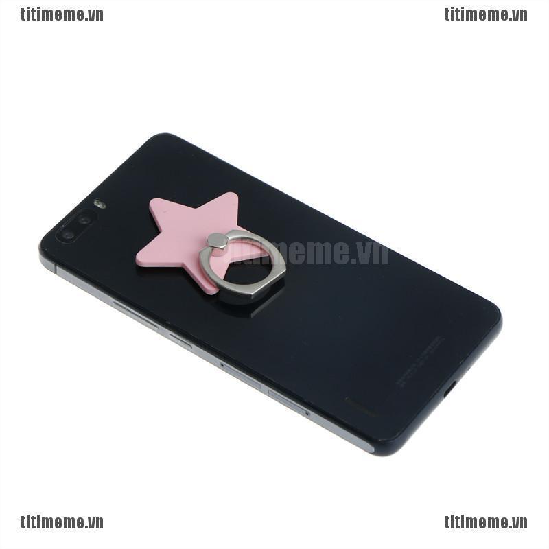 TITI five-pointed star shaped mobile phone ring bracket moblie phone holder