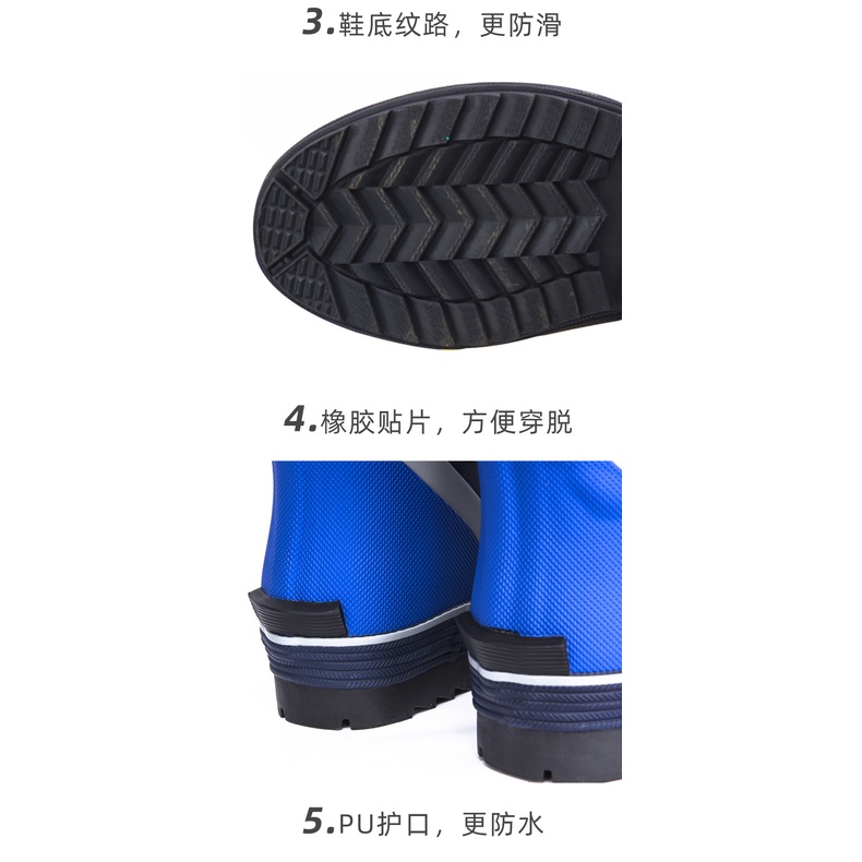 Ủng Đi Mưa Cổ Cao Bằng Cao Su Chống Trượt Thời Trang Cho Nam | BigBuy360 - bigbuy360.vn
