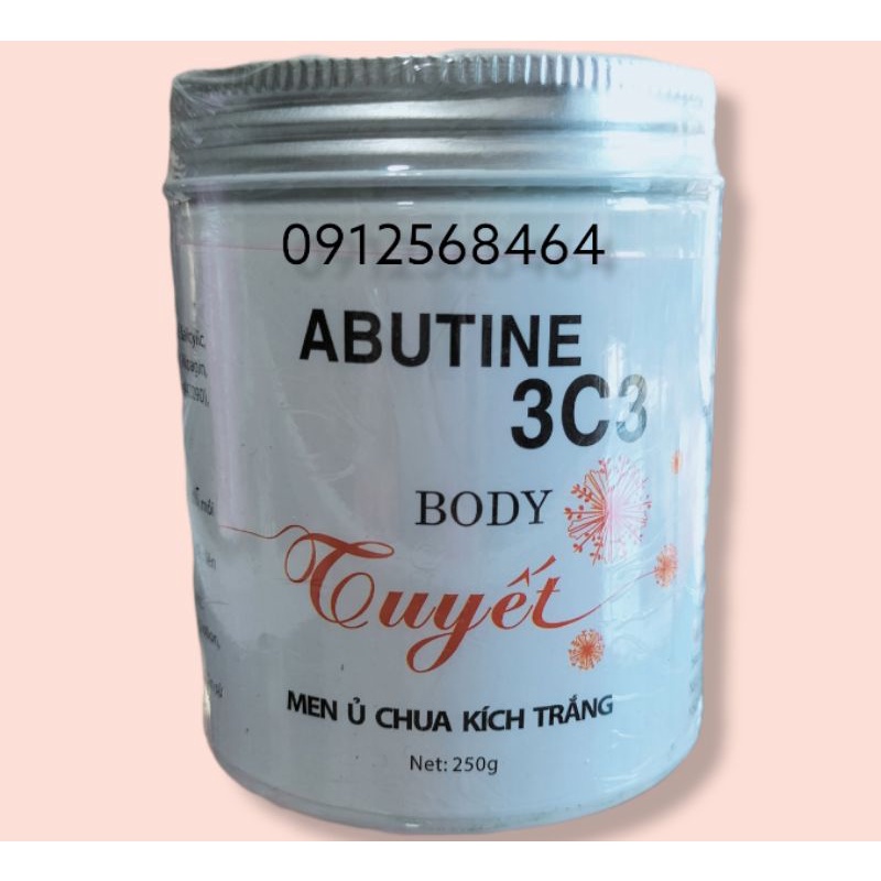 Men Ủ Chua Abutine 3c3 Body Tuyết Trắng Cực Mạnh