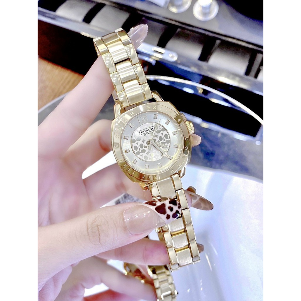 Đồng hồ nữ chính hãng, đồng hồ đeo tay nữ COACH full box siêu sang, thời trang cao cấp, cực chất cho chị em phụ nữ