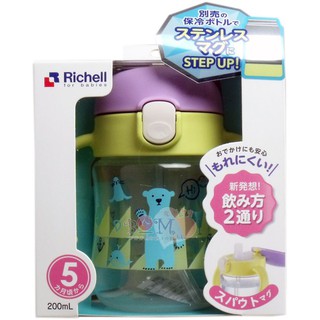 Cốc tập uống 2 in 1 T.L.I Richell
