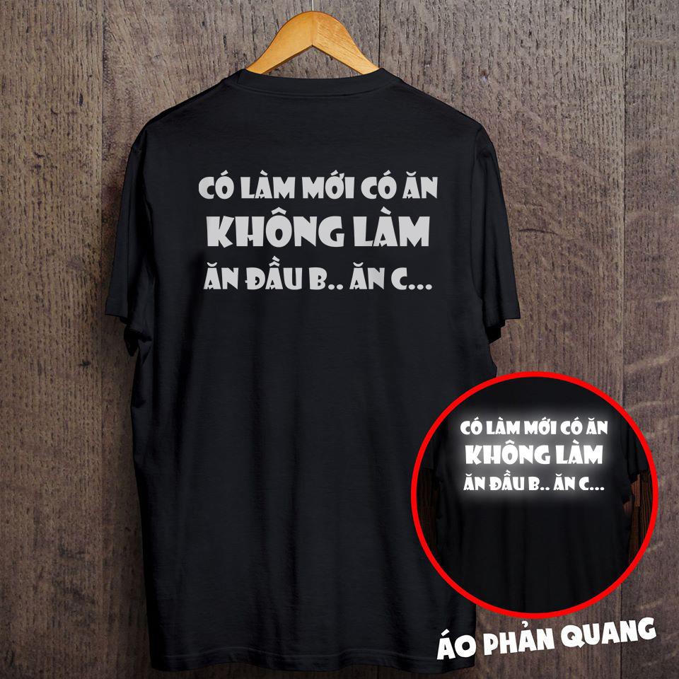 Áo phông phản quang Một màu có làm mới có ăn, form rộng tay lỡ chất Cotton freesize cho nam và nữ MODY