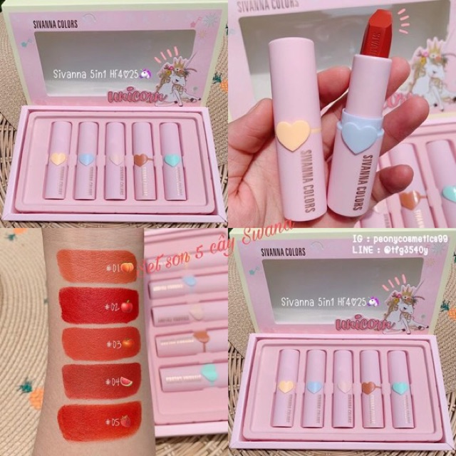 SET SON 5 CÂY SIVANA