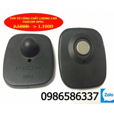 [8HEO HN] Tem từ cứng chống trộm foxcom HP01 [Hàng Xịn]