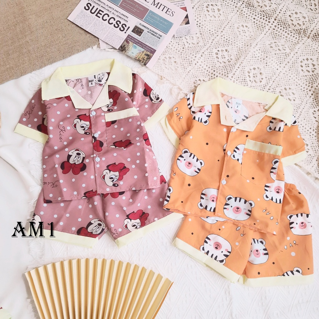 (8-20kg) Bộ quần áo em bé pijama dài tay QATE798 - đồ bộ bé trai và đồ bộ bé gái cộc tay xinh xắn QATE935